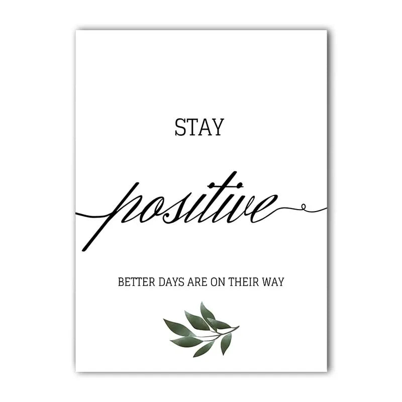 Nordic Wall Art Motivational Typography Snowy Forest Canvas Painting Nordic Style Poster Prints Bedroom Living Room Wall Decor Peaceful Pleasures Health and Wellness 04 50x70cm NoFrame China Mainland