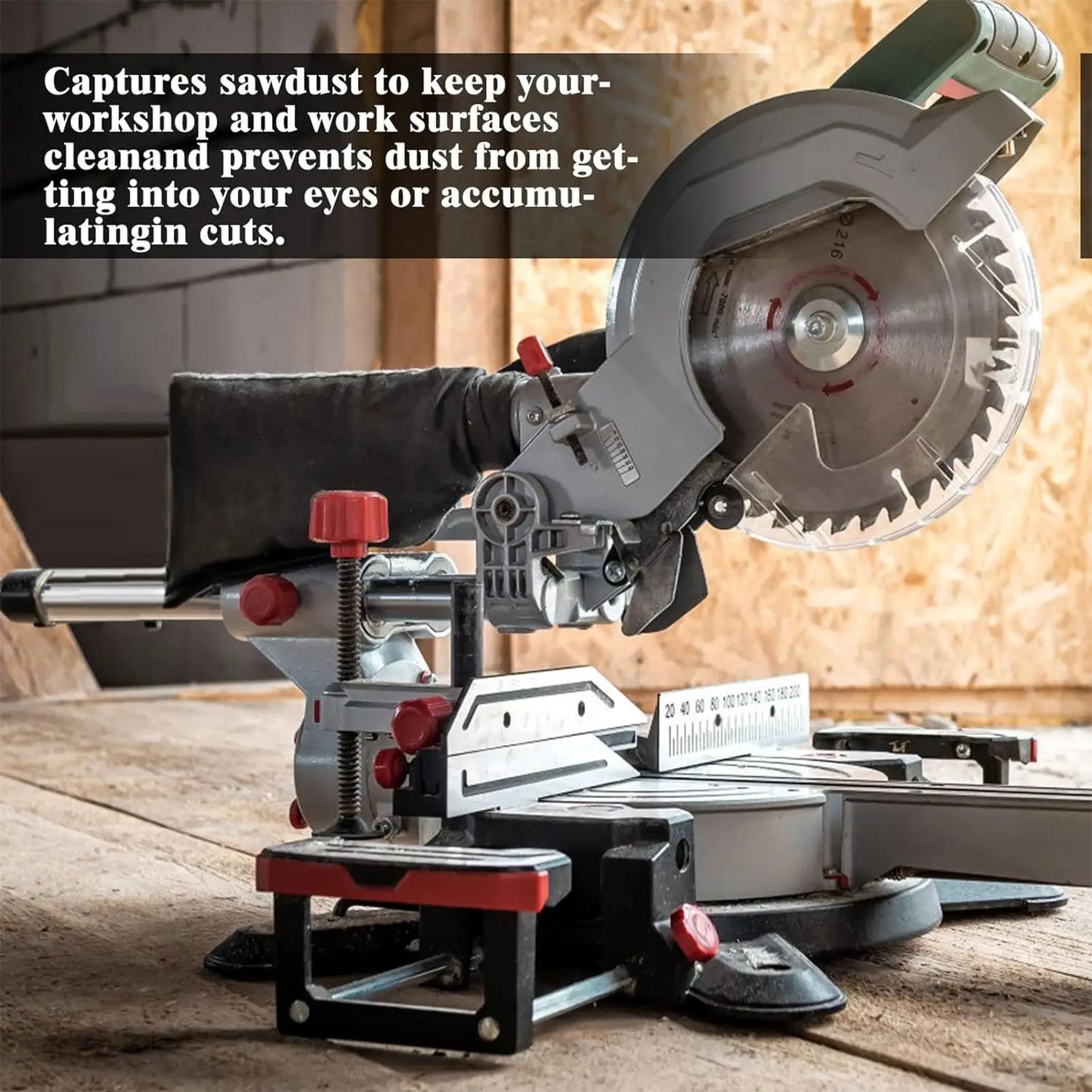 Miter Saw Dust Collector Bag | 255 Model Nylon Zipper Bag