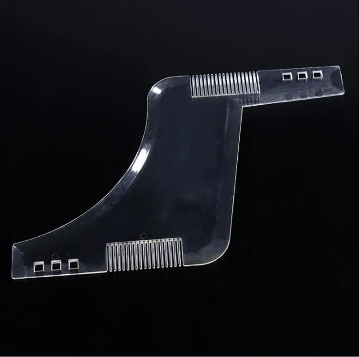 Men's Beard Shaping Template Ruler & Styling Comb Tool