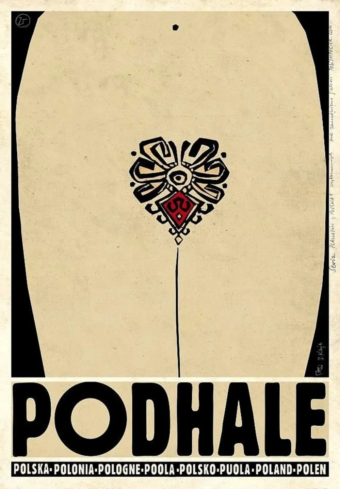 Retro Original Poland Local Pictorial Babimost Podhale Wista Posters Prints Canvas Printing Wall Art Picture for Room Home De Peaceful Pleasures Health and Wellness