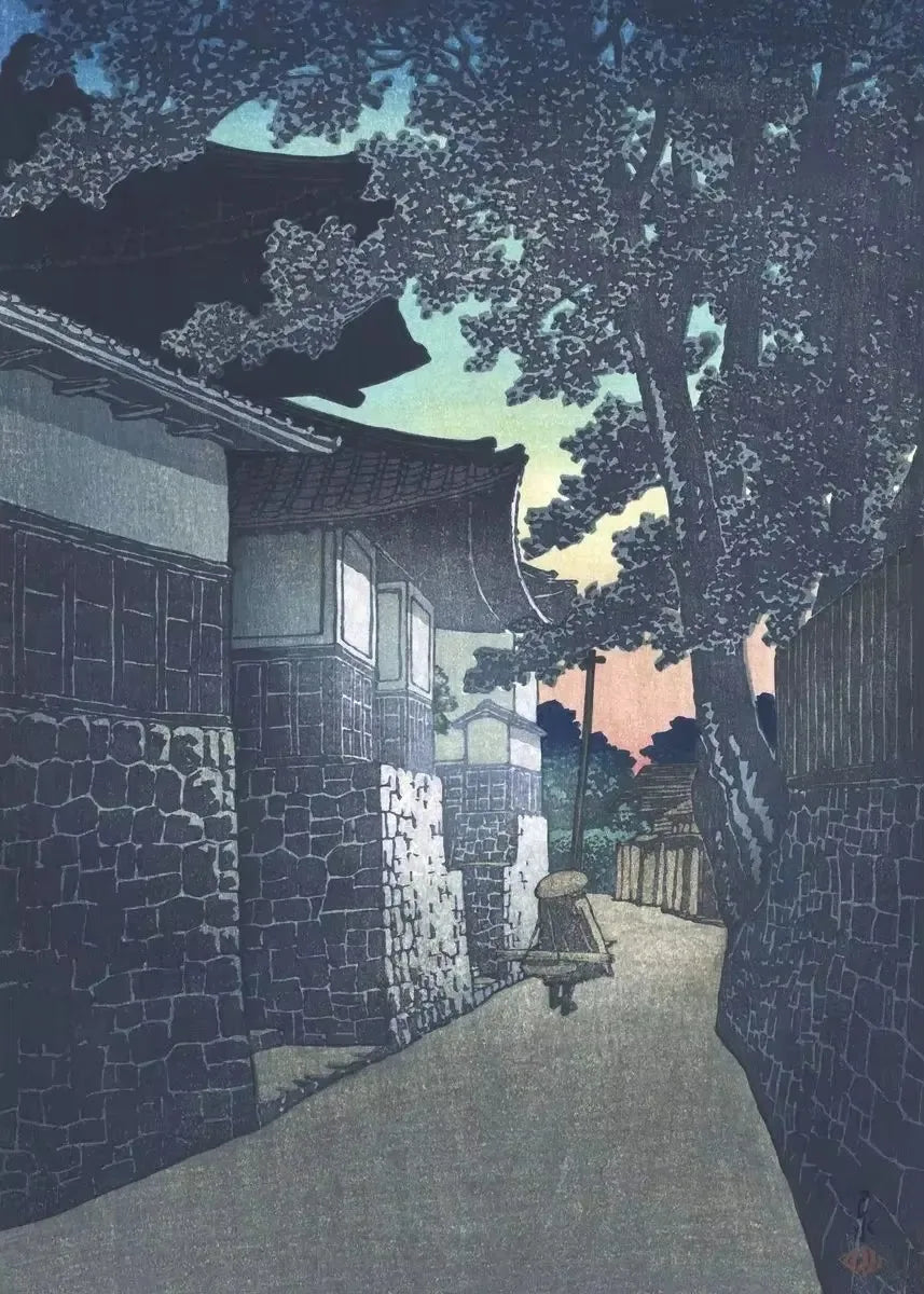 Kawase Hasui Japanese Landscape Canvas Wall Art Print | Retro
