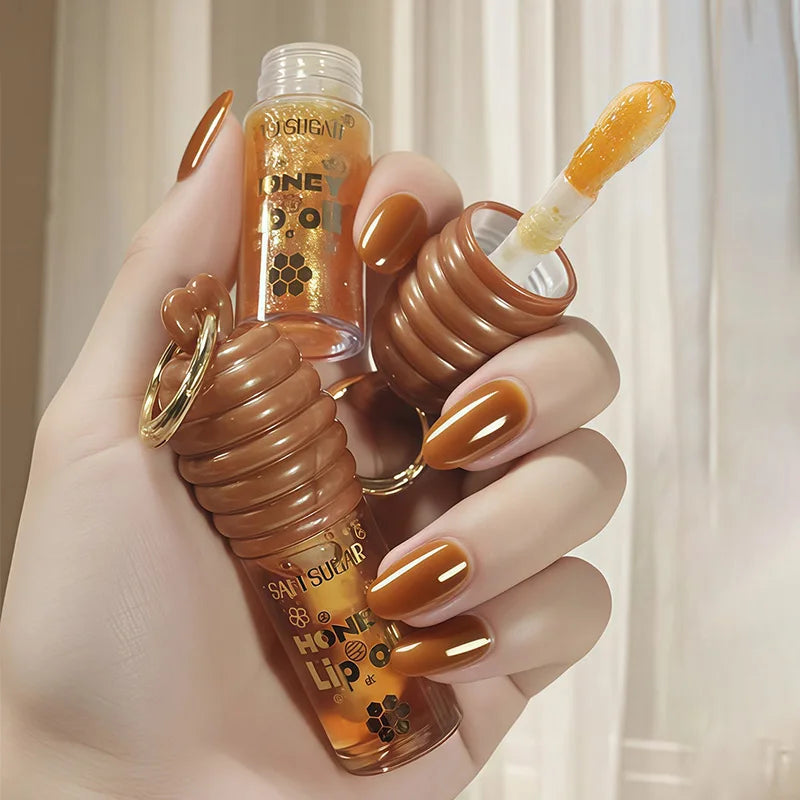 Honey Lip Balm Longlasting Moisturizing Dry Lips Diminishes Lip Lines Plumps Lips With Transparent Pearlescent Lip Care Lip Balm Peaceful Pleasures Health and Wellness