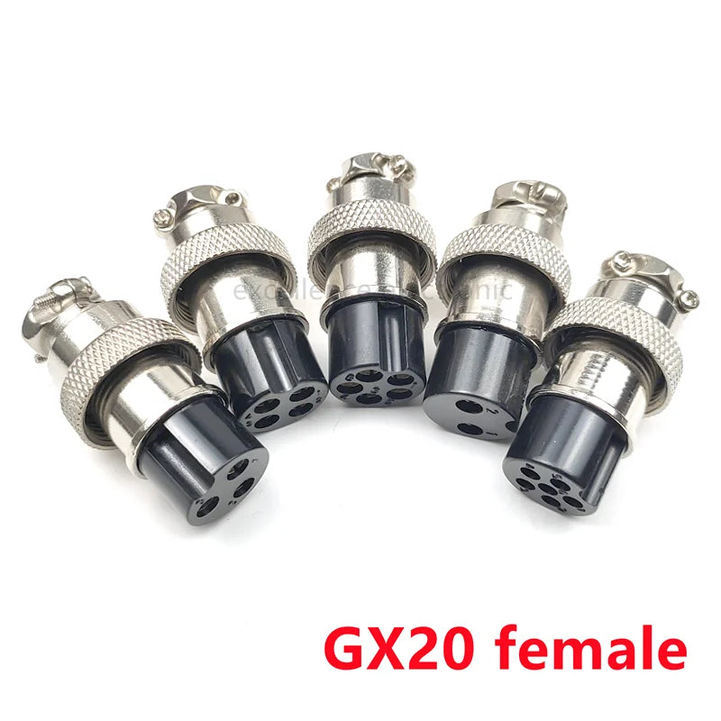 GX16 GX12 GX20 2P/3/4/5/6/7/8 Pin Female Male Air Aviation Connector Power Cable Electrical Plug Socket Peaceful Pleasures Health and Wellness