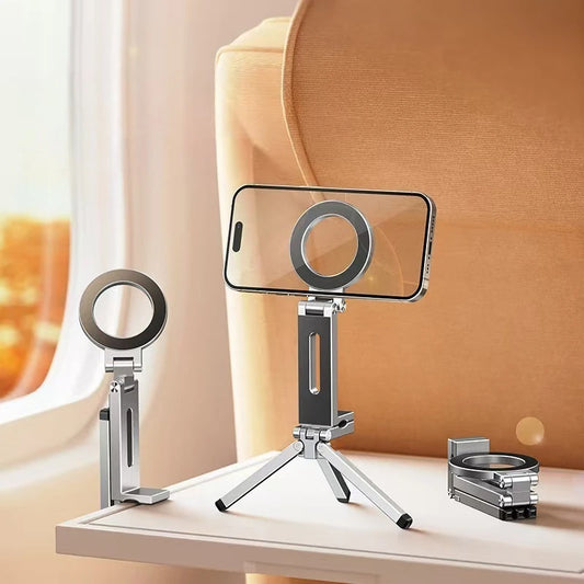 MagSafe Magnetic Phone Holder – Portable Folding Travel Stand Magnetic Phone Stand Peaceful Pleasures Health and Wellness