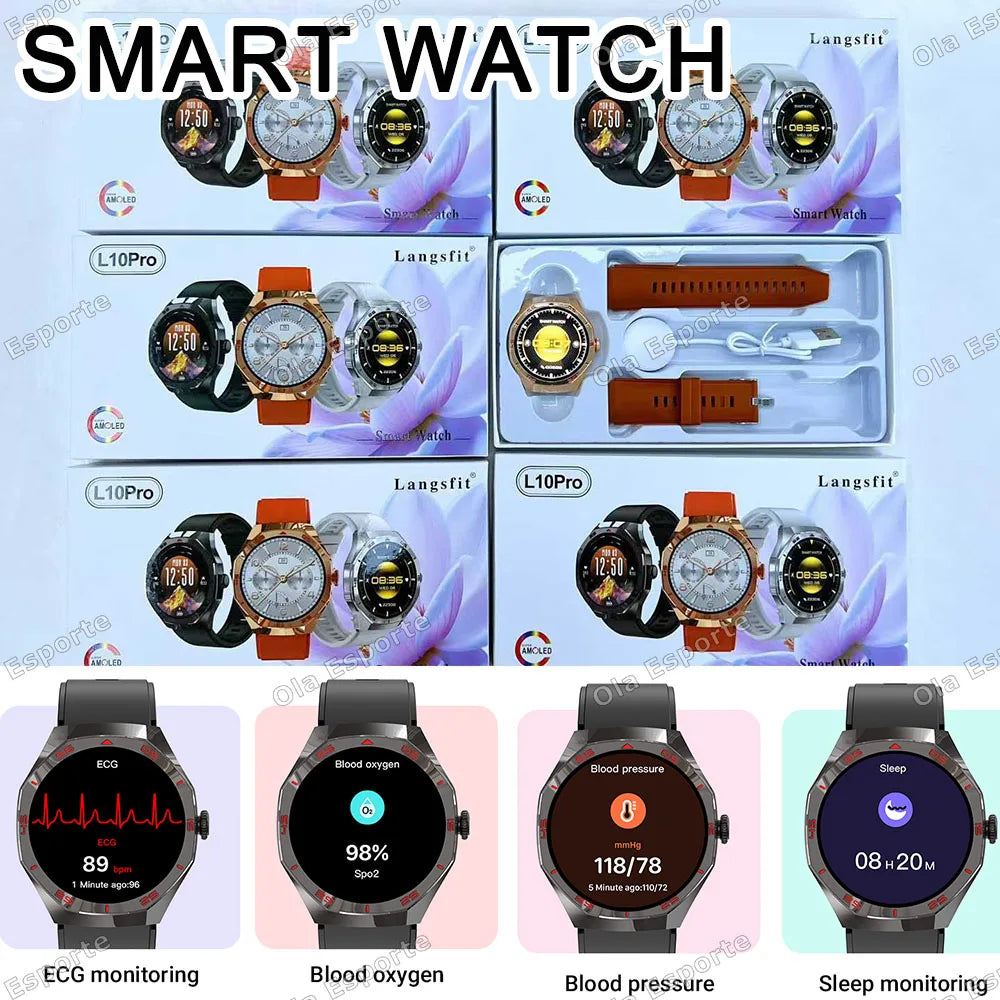 Ola Esporte 2025 Smart Watch – Bluetooth Call, Heart Rate & Fitness