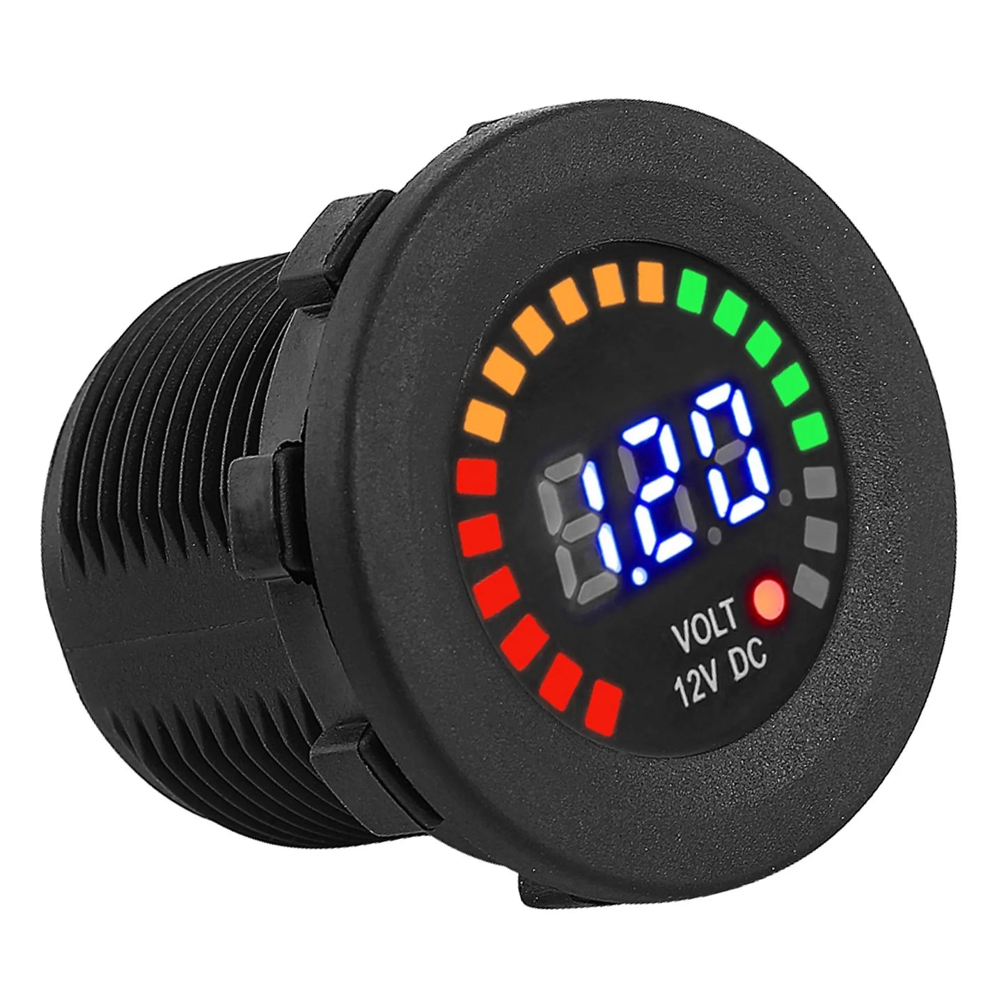 12V Waterproof LED Digital Voltmeter | Motorcycle & Car
