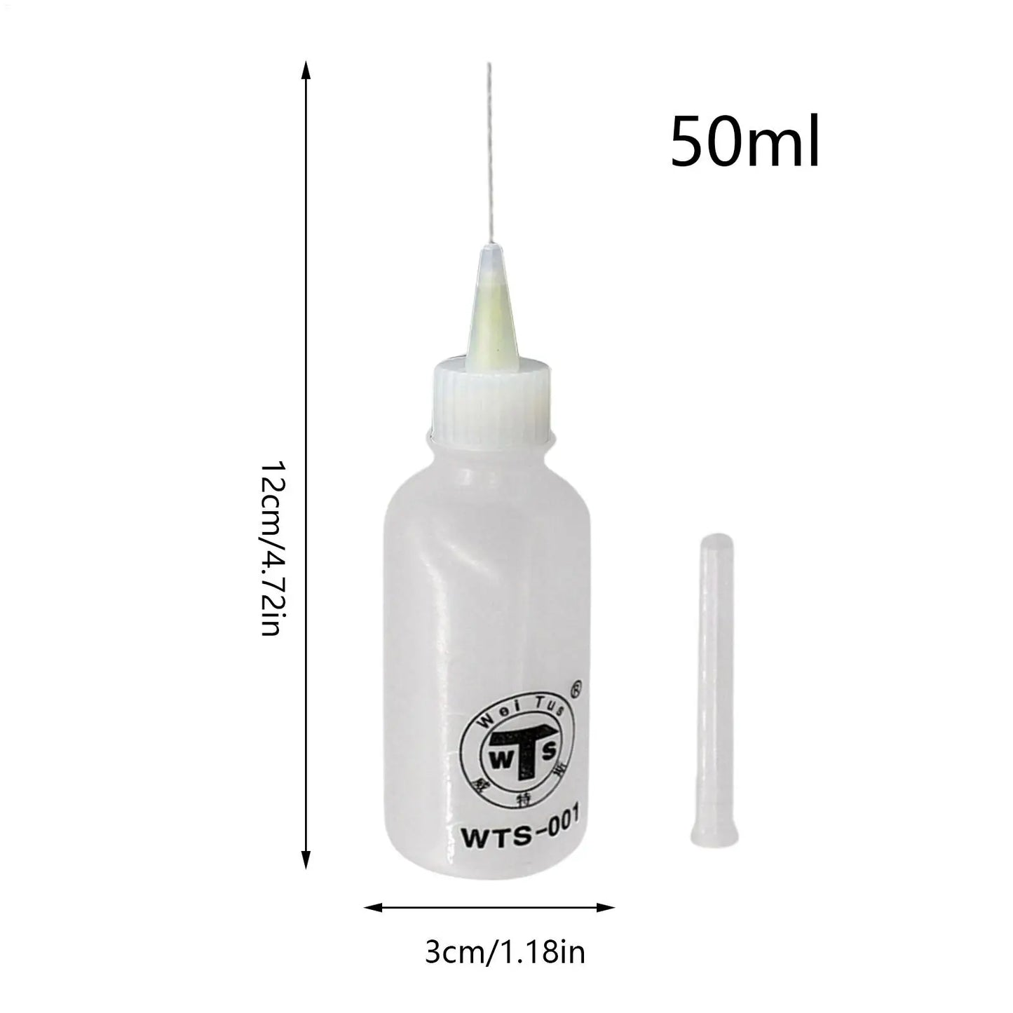 empty Needle Tip Bottle Precision Tip Needle Oiler Glue Applicator Squeeze Bottle Portable Liquid Dropper Bottles Oil Applicator Peaceful Pleasures Health and Wellness