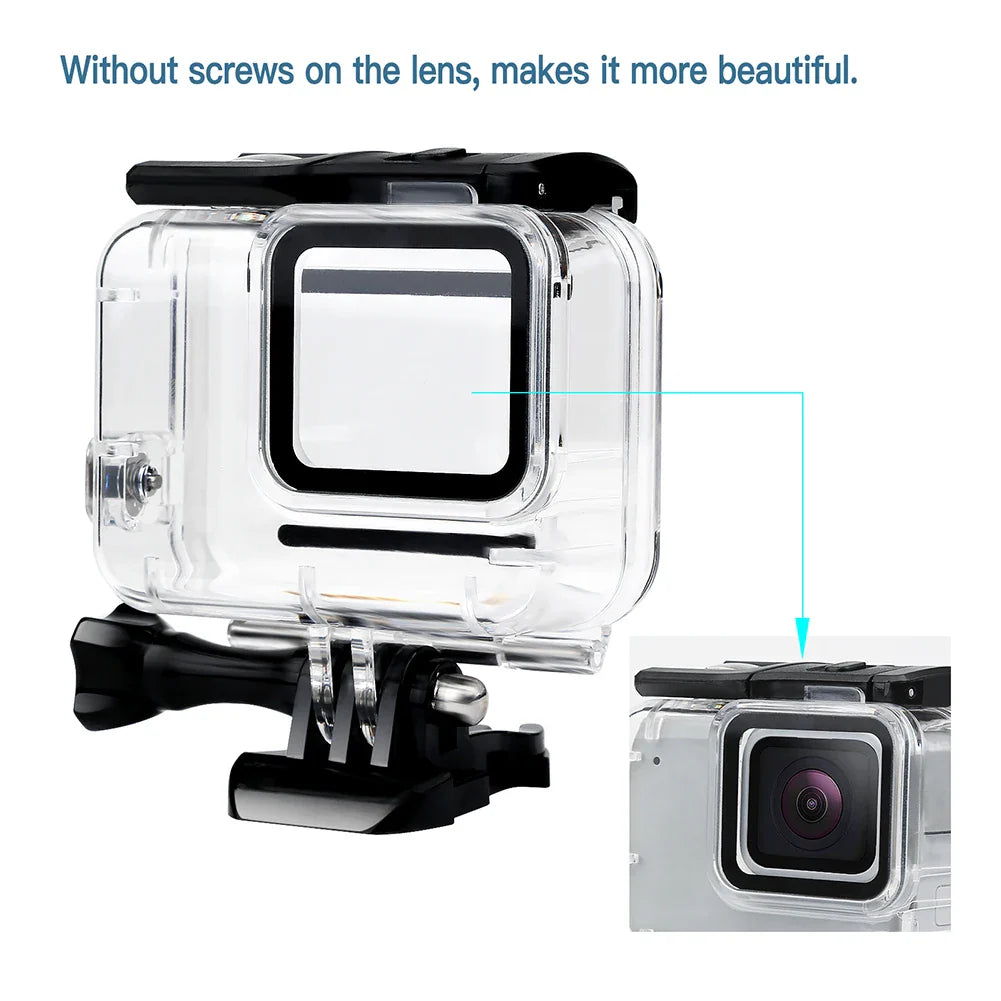 Waterproof Case for GoPro Hero 7 Silver/White – 30m Depth