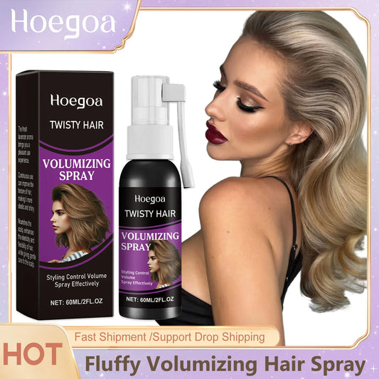 HOEGOA Fluffy Volumizing Hair Spray – Non-Greasy 60ml Volumizing Hair Spray Peaceful Pleasures Health and Wellness 180ml