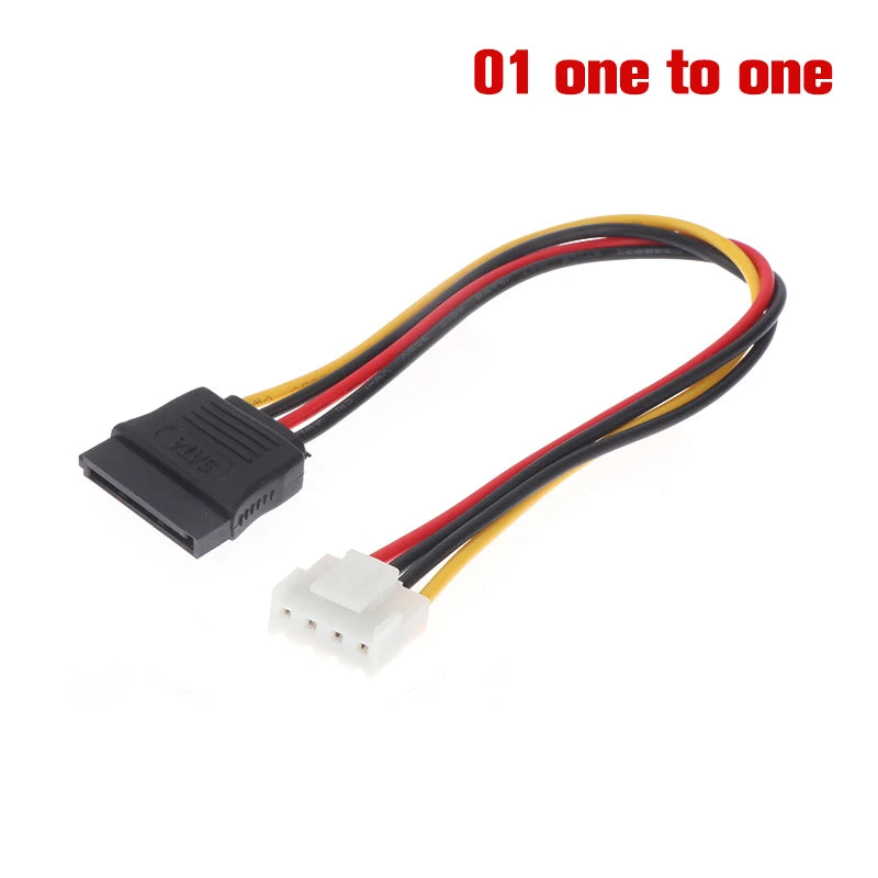 1pc 4Pin To SATA Power Cable For Hikvision DAHUA Mini VCR IP Camera CCTV Hard Disk Power One To One/One To Two VH3.96 Peaceful Pleasures Health and Wellness 01