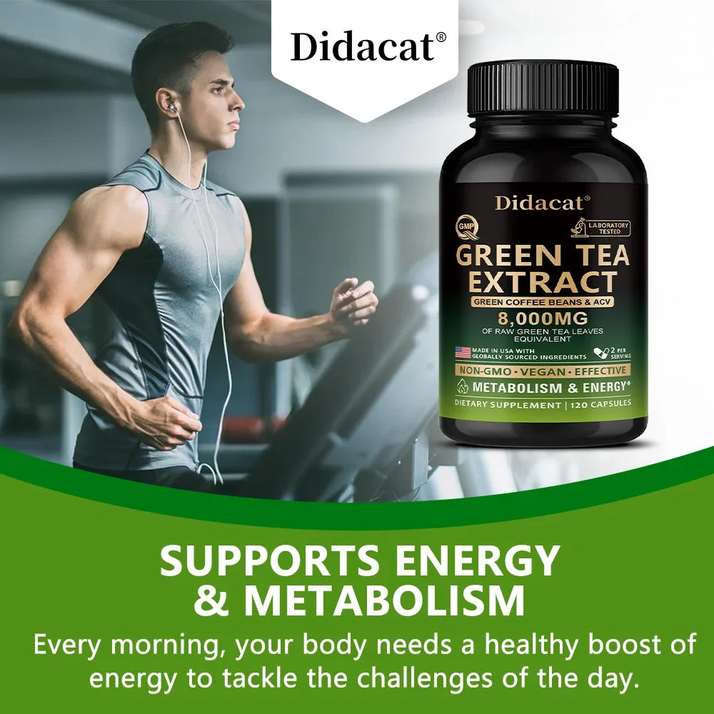 VITALXTRA Green Tea Extract Capsules | Energy & Metabolism