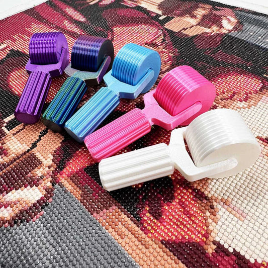 Plastic Rubber Pressure Wheel New Diamond Painting Roller Tools for Full Diamond 3D Diamond Painting Pressing Accessories Tools Peaceful Pleasures Health and Wellness