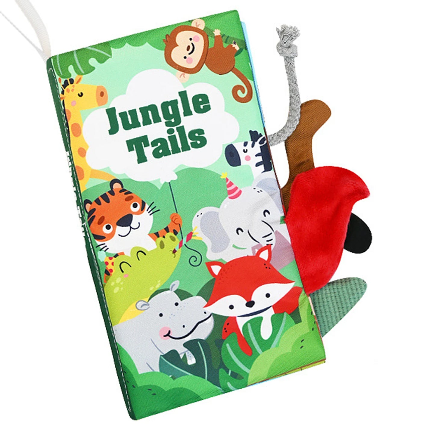 Baby Crinkle Cloth Book | 3D Animal Sensory Toy for Infants