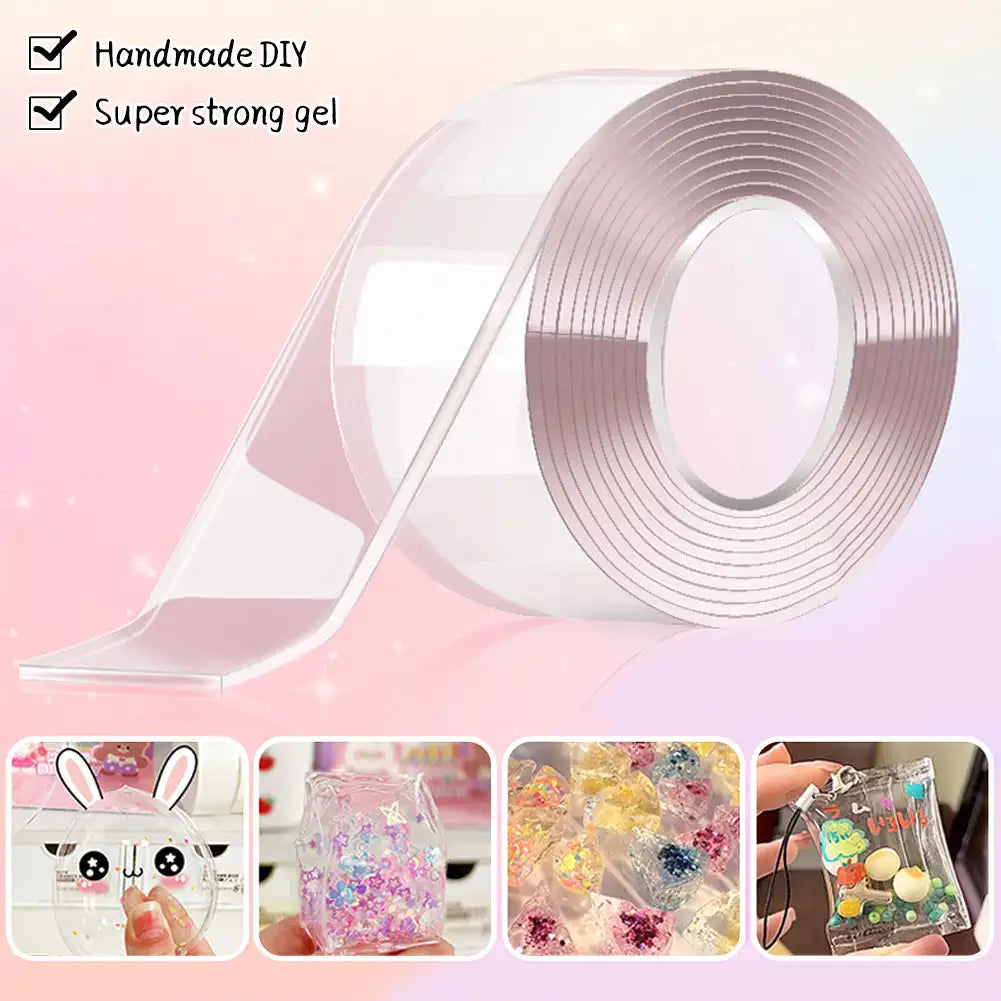 Bubble Nano Tape with Sequins – DIY Blowable Craft Kit for Kids