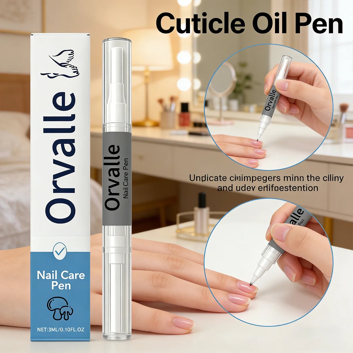 Cuticle Oil Pen – Nail Care Serum, Nourish & Hydrate 3ml