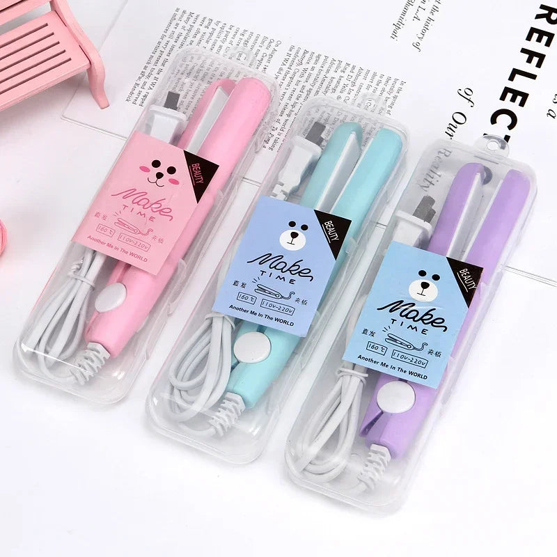 Mini Curling Iron – Pink Ionic Tourmaline Ceramic Hair Styler