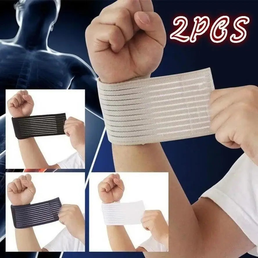 Sport Wristbands Compression Knee Pad Joint Support Tape Gym Elastic