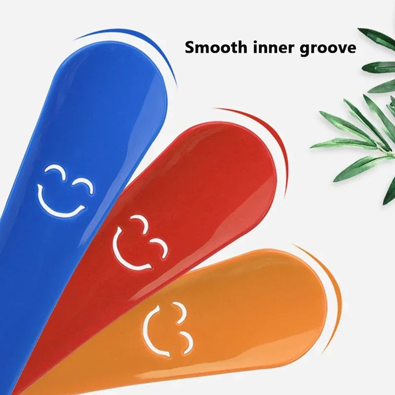 7-Pack Plastic Shoe Horns Set | 15cm Travel Shoe Lifters