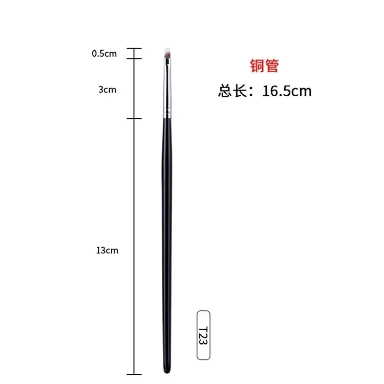 Fine Liner Brushes High Quality Small Angled Eyebrow Brush Professional Thin Eyeliner Make Up Brush Brow Eye Contour Makeup Tool Peaceful Pleasures Health and Wellness T23