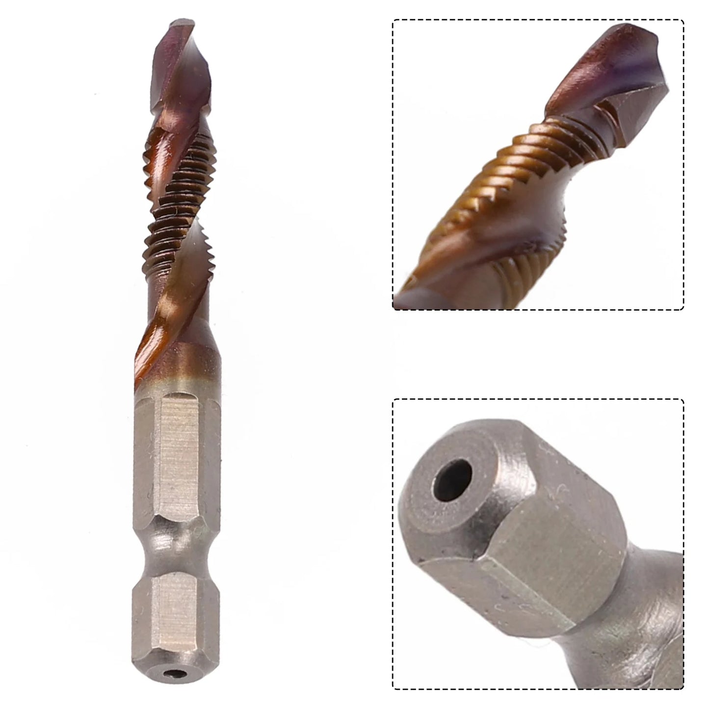 Tap Drill Bit M3-M10 Screw Bits Hss Taps Countersink Deburr Metric