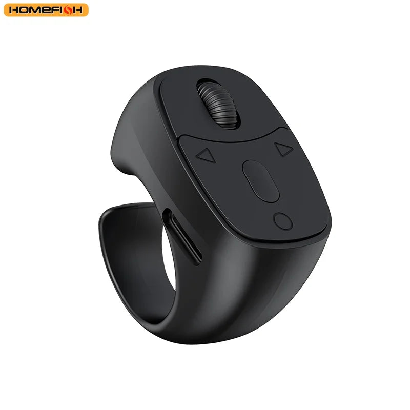 Bluetooth Finger Scrolling Ring Remote – Phone Page Turner