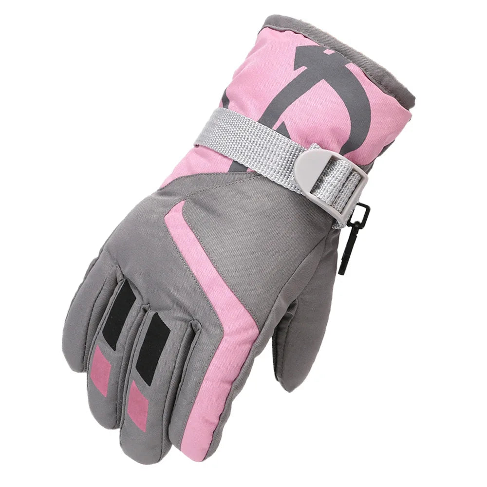 Kids Waterproof Ski Gloves | Windproof Winter Snow Gloves 4–7