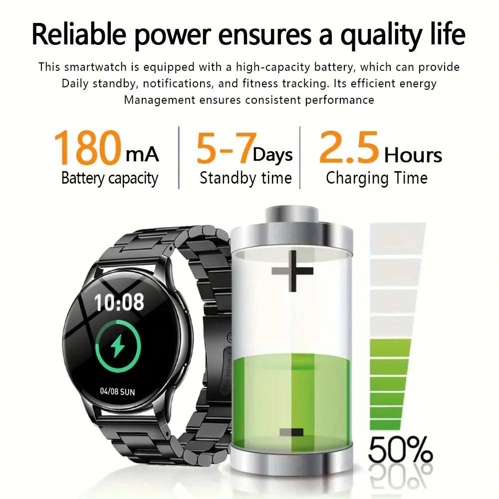 ERUN Smart Watch 1.5" Touchscreen | Call, Music & Fitness
