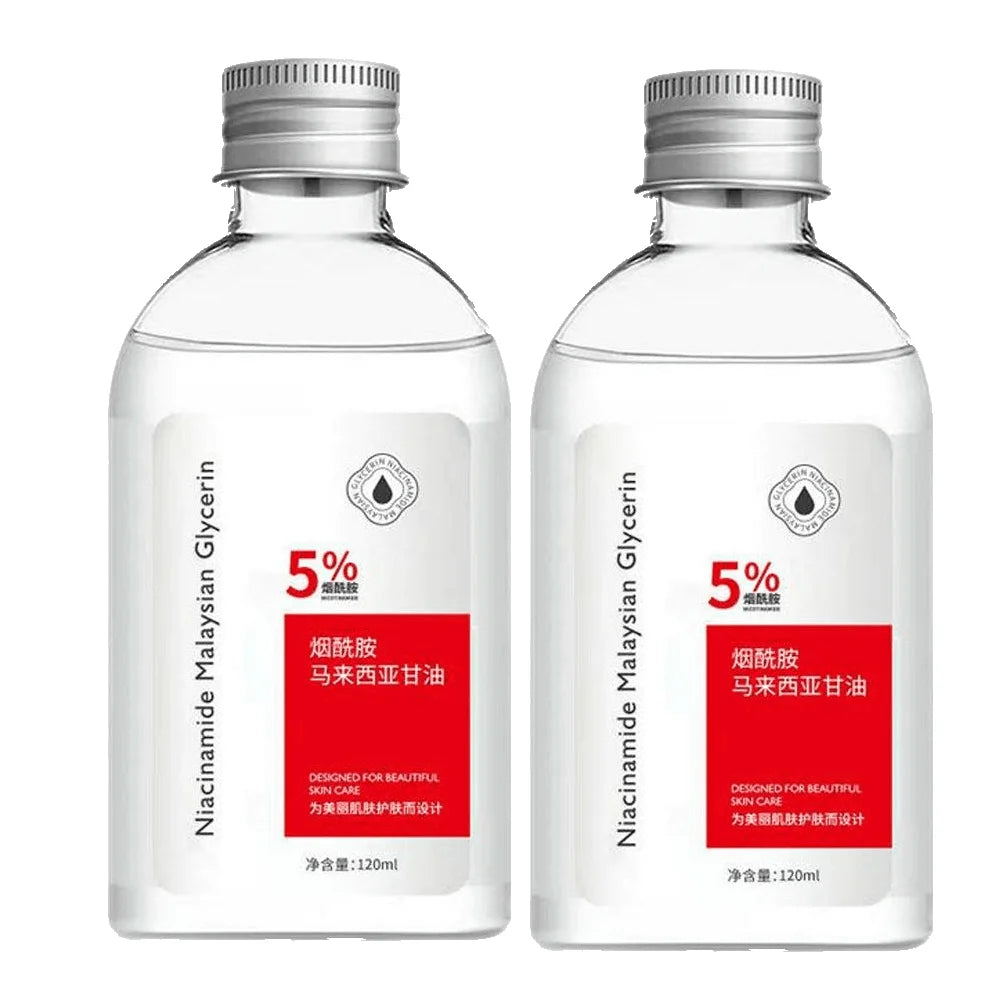 120ml Niacinamide Malaysian Vitamin E Skincare Glycerol Brighten the Skin Moisturizing Essence Water Skin Care Glycerin Skincare Peaceful Pleasures Health and Wellness B