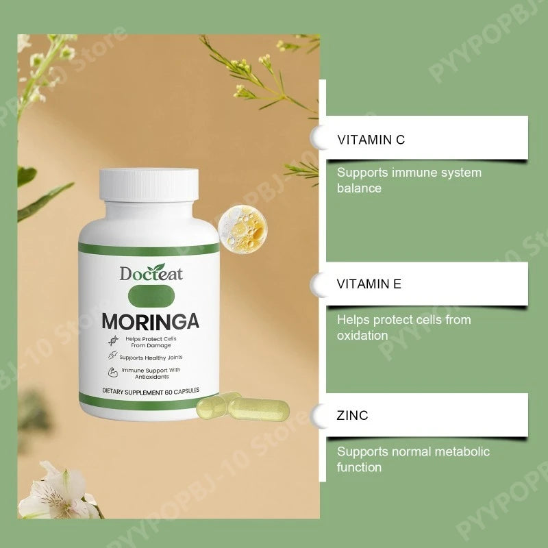 Moringa Leaf Extract Capsules | Daily Vitality & Energy Support
