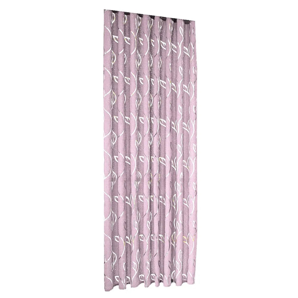 Vines Leaves Tulle Sheer Curtain Panel | Scarf Valance for Home