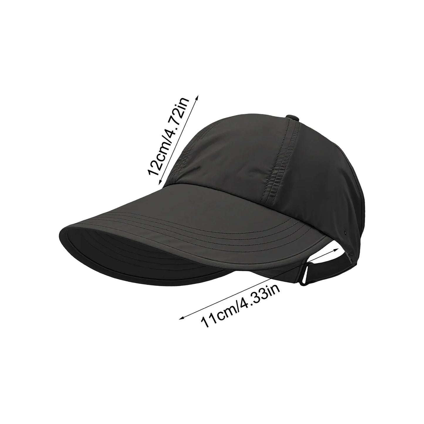 Wide Brim UV Sun Hat – Breathable Adjustable Unisex Outdoor Cap