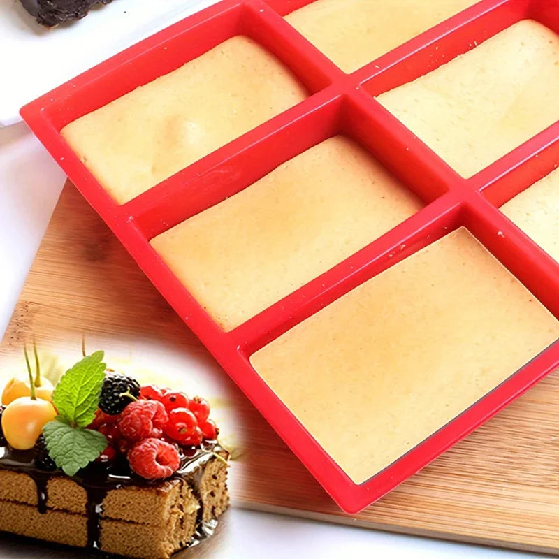 Silicone Mini Loaf Pan Mold – Bread, Cake & Soap Baking Tray