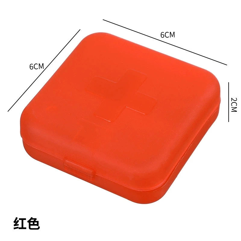 Mini 4-Compartment Pill Box | Portable Travel Medication Organizer