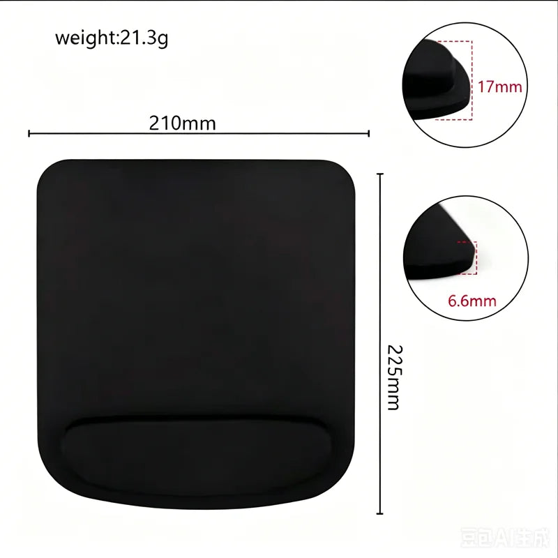 Computer Game Mouse Pad Environmental Eva Ergonomic Mousepad Wrist Pad Solid Color Comfortable Mouse Mats For Office Accessories Peaceful Pleasures Health and Wellness