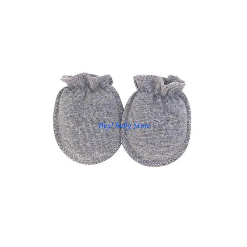 Soft Cotton Baby Anti-Scratch Mittens | Newborn 0–12 Months
