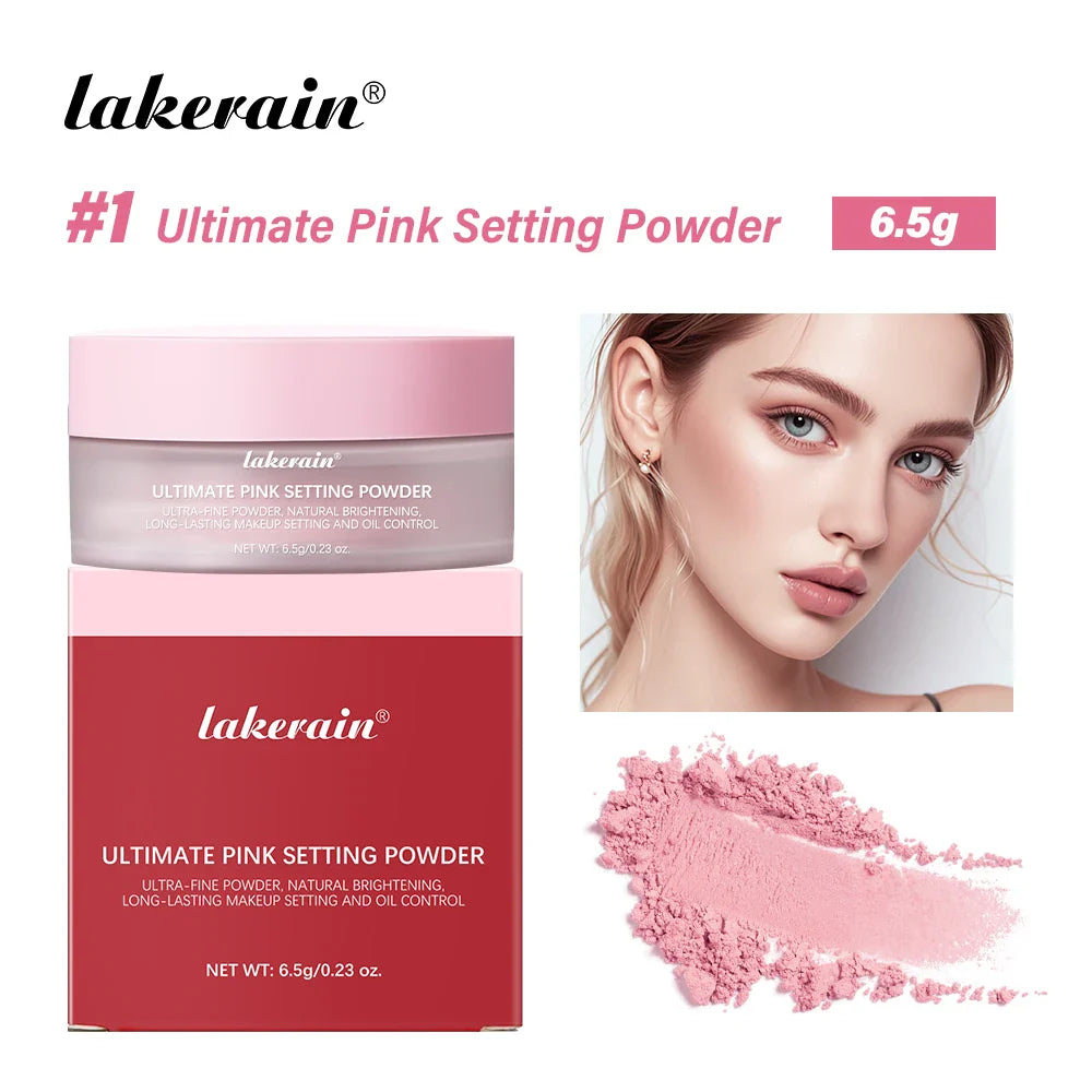 Loose Baking Setting Powder – Matte, Oil Control & Brightening Loose Setting Powder Oasis Select 6 Pink