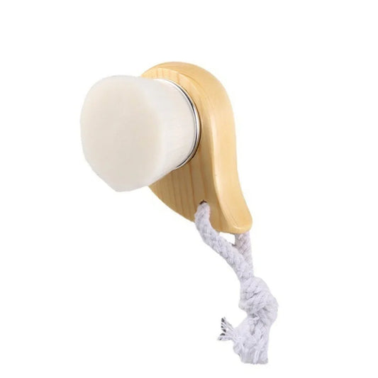 2pcs Skin Color Wash Face Brush, Blackhead Cleansing Bamboo Charcoal Manual Face Wash Brush Peaceful Pleasures Health and Wellness