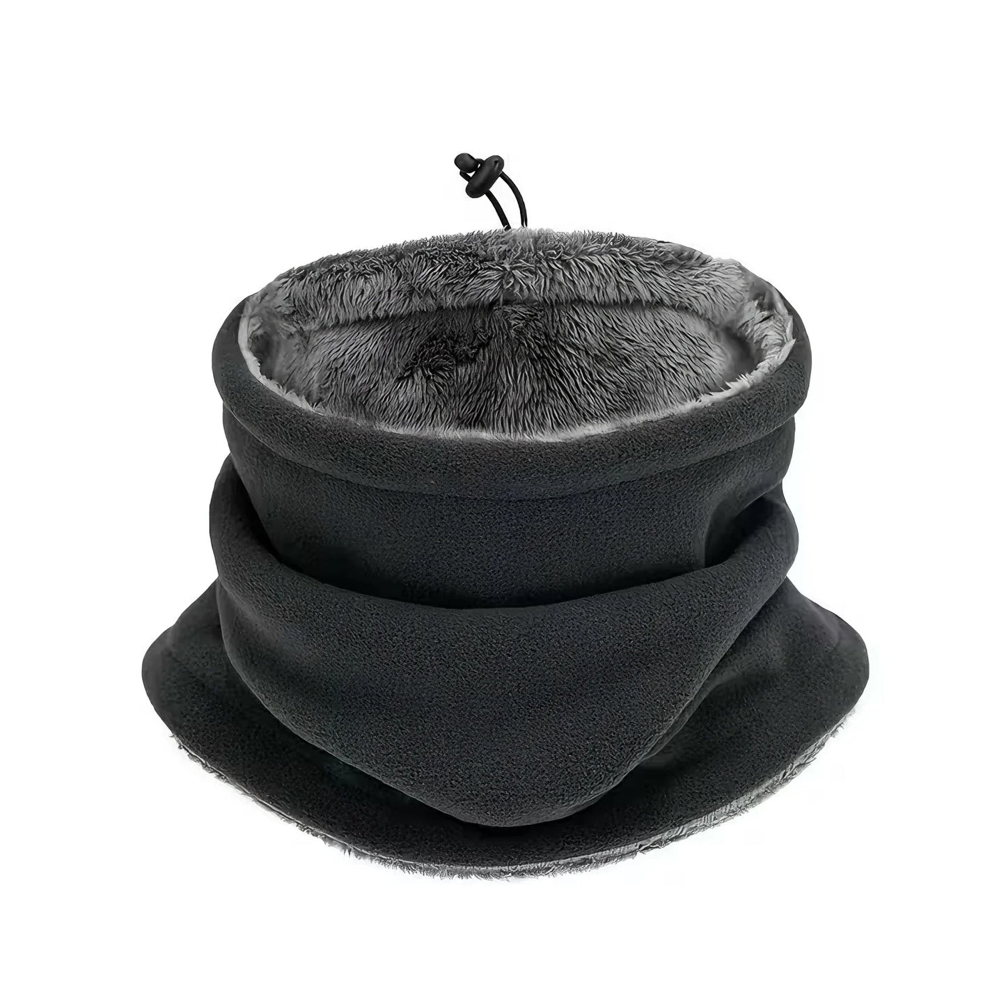 Winter MotorcycleWarm Mask Men Women Fleece Neck Outdoor Warmer Windproof Scarf Camping Hiking Balaclava Cycling Face Mask Peaceful Pleasures Health and Wellness Dark Grey