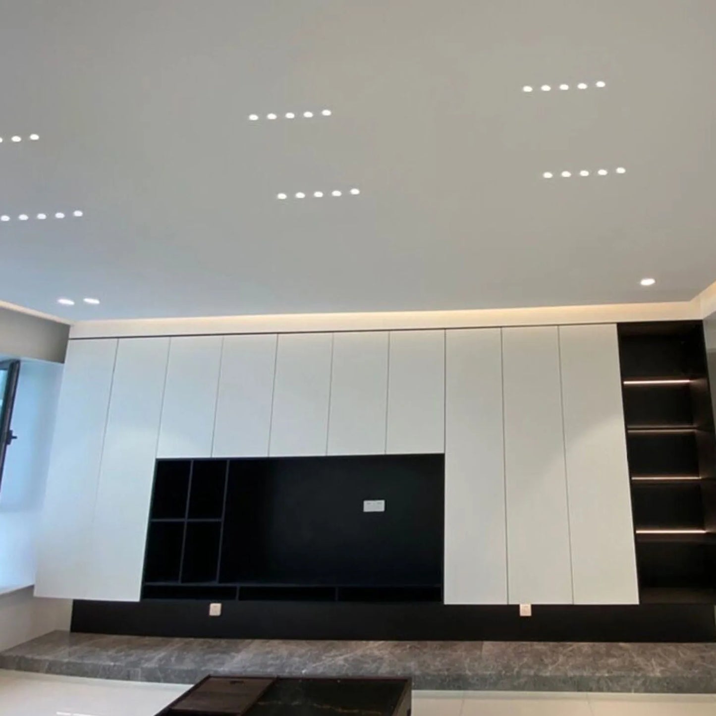 Mini Recessed Spotlight Resistant 3W Heat Dissipation Mini LED Recessed Spotlight for Shopping Mall for Display Cabinet Peaceful Pleasures Health and Wellness