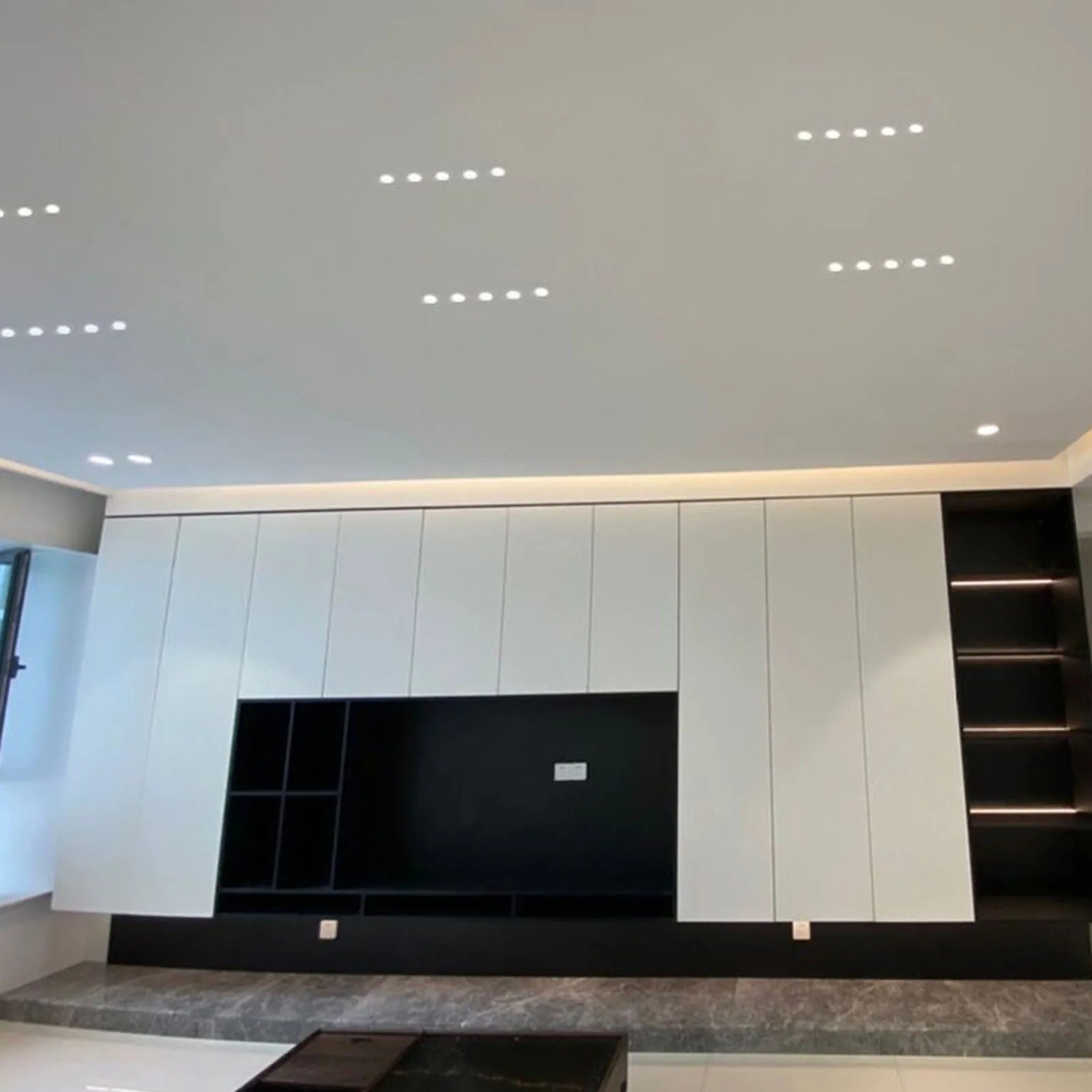 Mini Recessed Spotlight Resistant 3W Heat Dissipation Mini LED Recessed Spotlight for Shopping Mall for Display Cabinet Peaceful Pleasures Health and Wellness