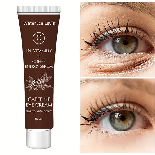 Caffeine & Vitamin C Eye Cream – Brightening Firming Serum Eye Cream Serum Peaceful Pleasures Health and Wellness