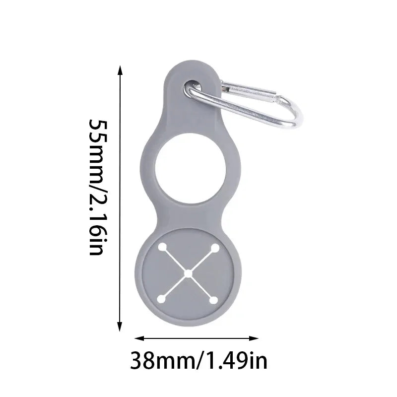 Silicone Water Bottle Clip Buckle | Gourd Hiking Holder Water Bottle Clip Peaceful Pleasures Health and Wellness
