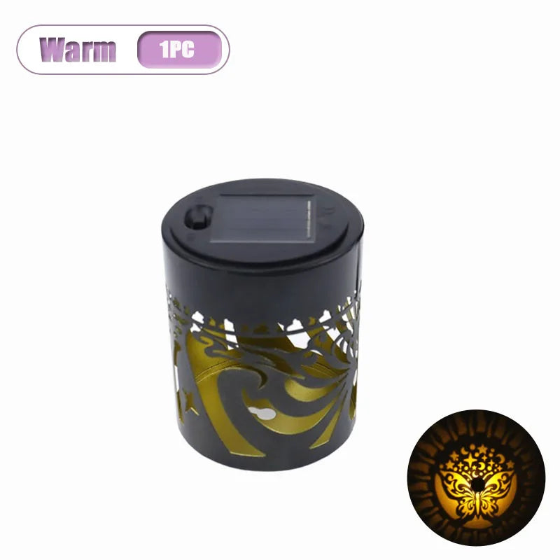 Butterfly Solar Wall Sconce | Warm & 7-Color Outdoor Garden Light