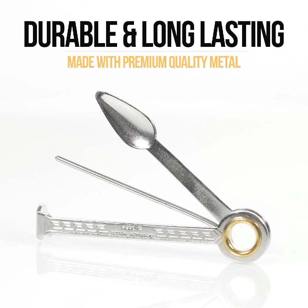 3-in-1 Stainless Steel Tobacco Pipe Reamer Tamper & Cleaner Pipe Cleaning Tool Peaceful Pleasures Health and Wellness