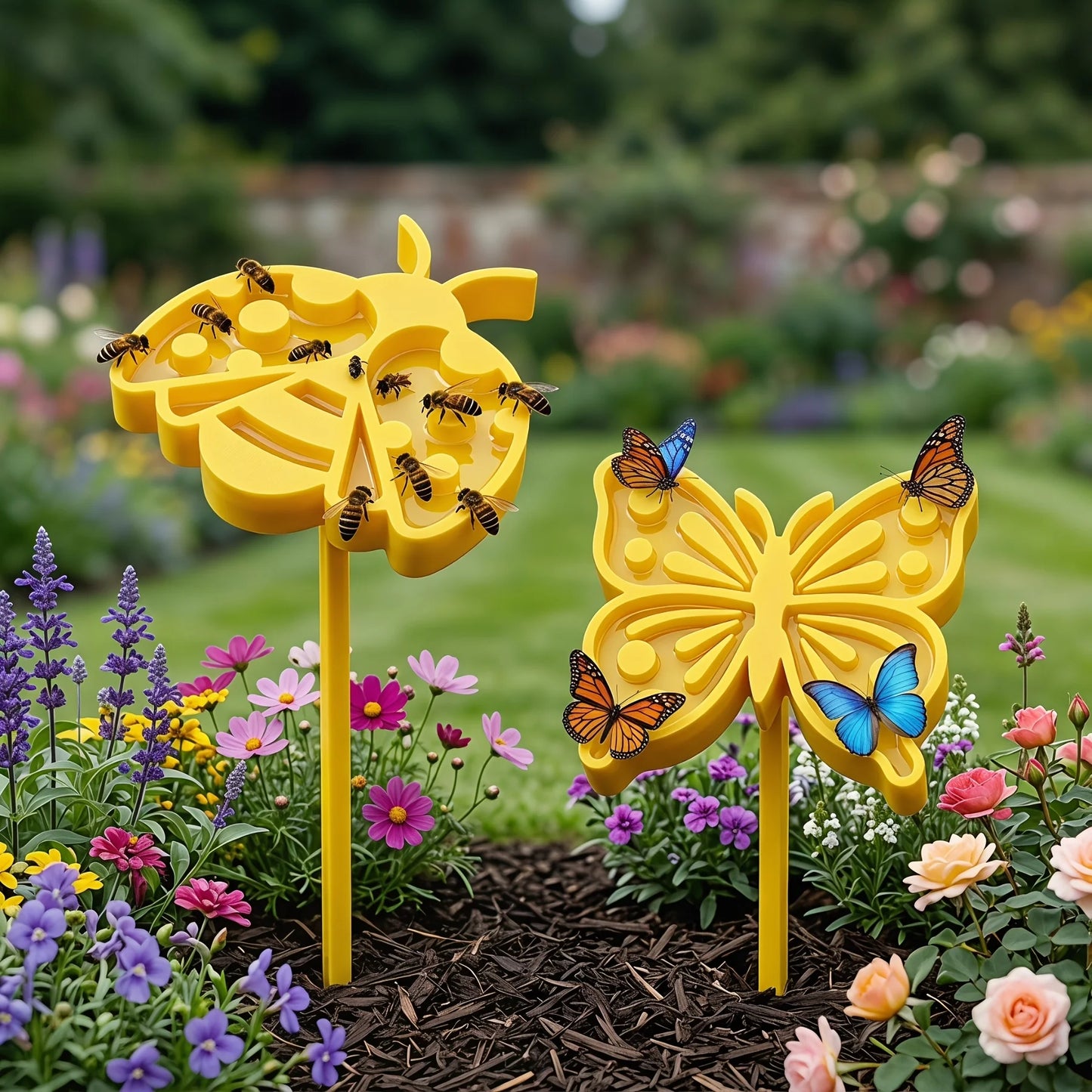 Bee & Butterfly Water Feeder – Garden Pollinator Drinking Station