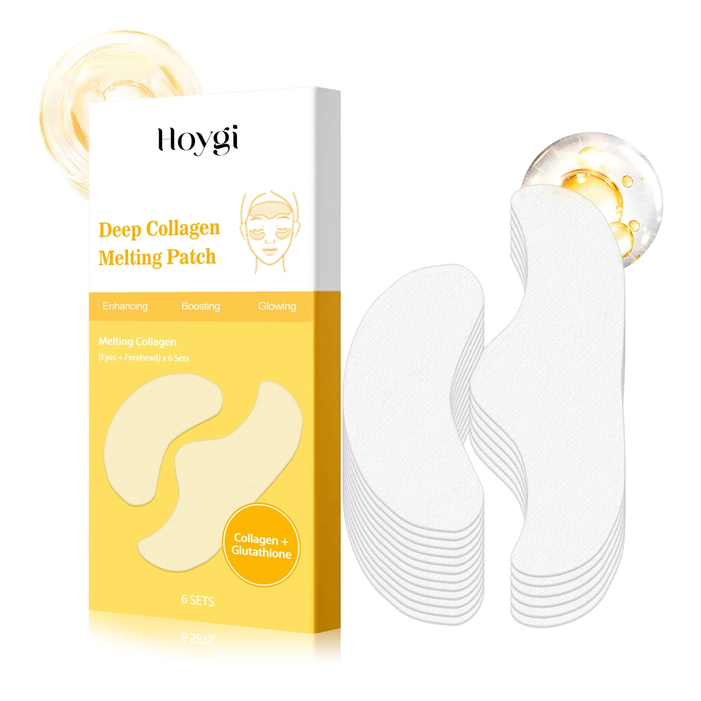 Collagen Water-Soluble Eye & Face Patches – Firming & Hydrating