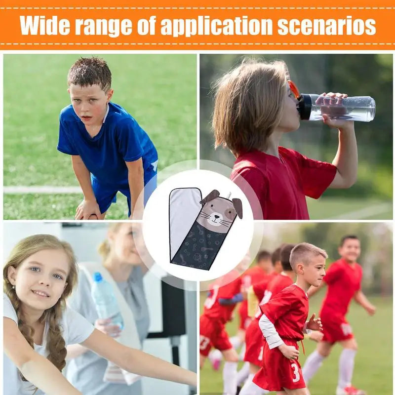 Kids Cartoon Cooling Towel | Boys & Girls Sports Towel