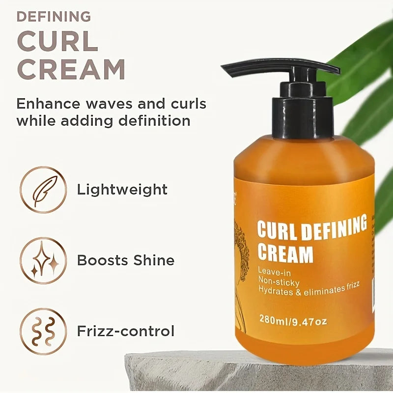 GZE Curl Defining Cream – Anti-Frizz Leave-In for All Curls