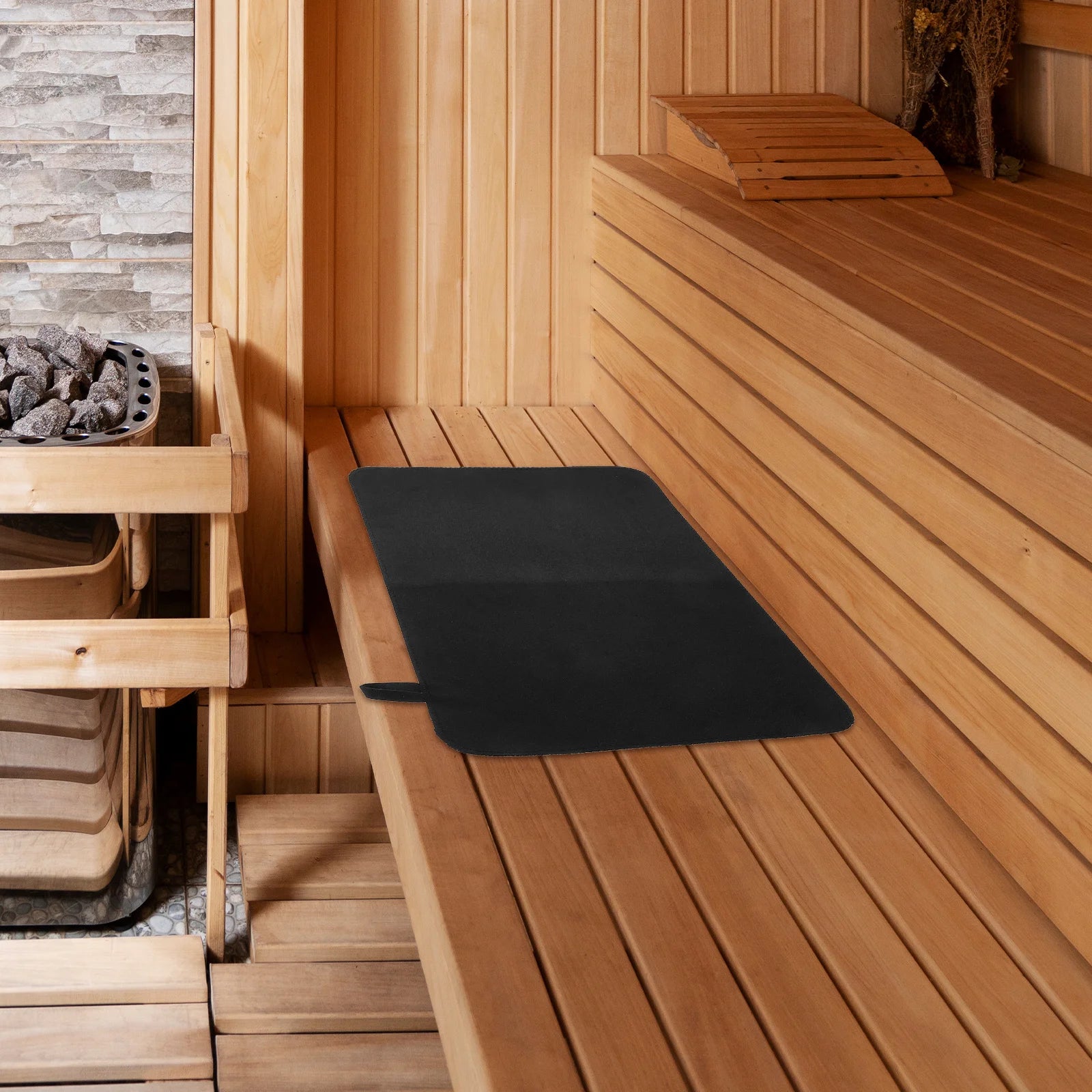 Thickened Felt Sauna Cushion Pad Waterproof Heat Insulation Mat For Indoor Spa Shower Room Bench Seat Durable Comfortable Peaceful Pleasures Health and Wellness
