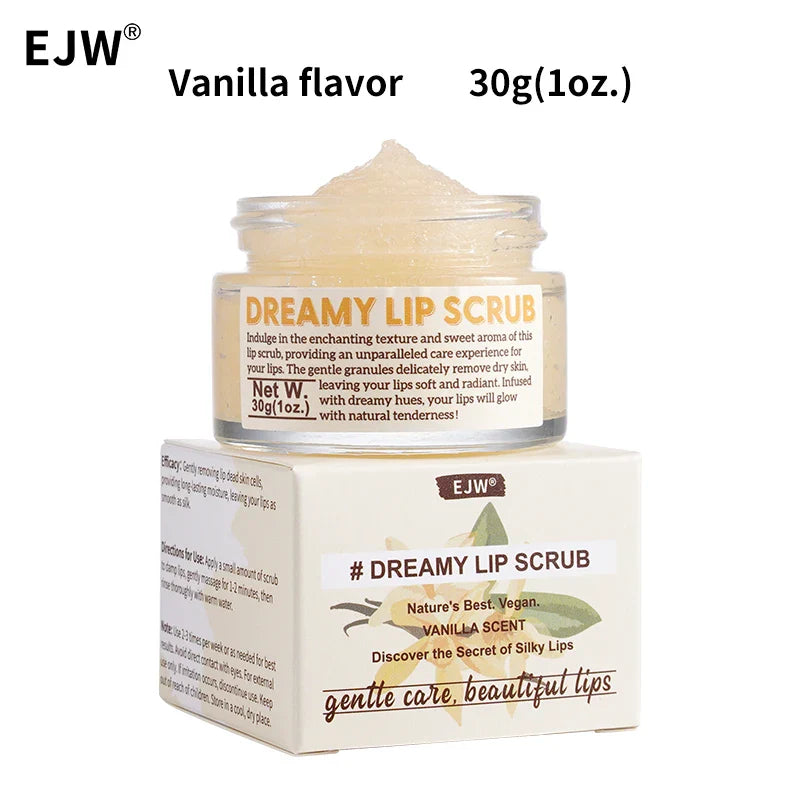 Strawberry Sugar Lip Scrub – Exfoliator & Moisturizer for Dry Lips